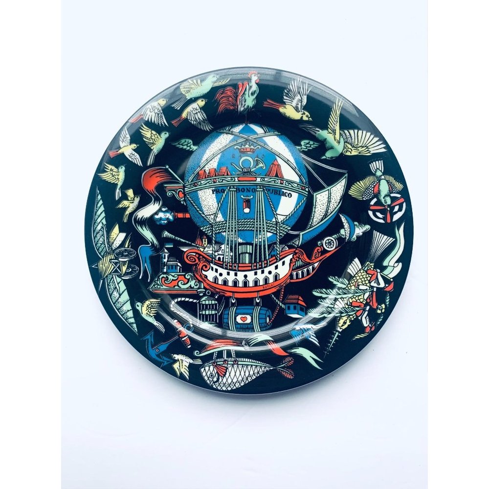 Bopla! Voyage Series Airmail Swiss salad plate